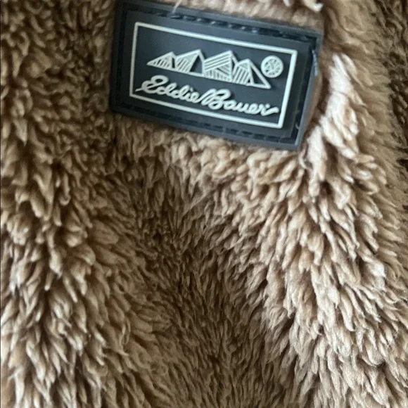 Eddie Bauer Tan Sherpa Jacket - Picture 3 of 5